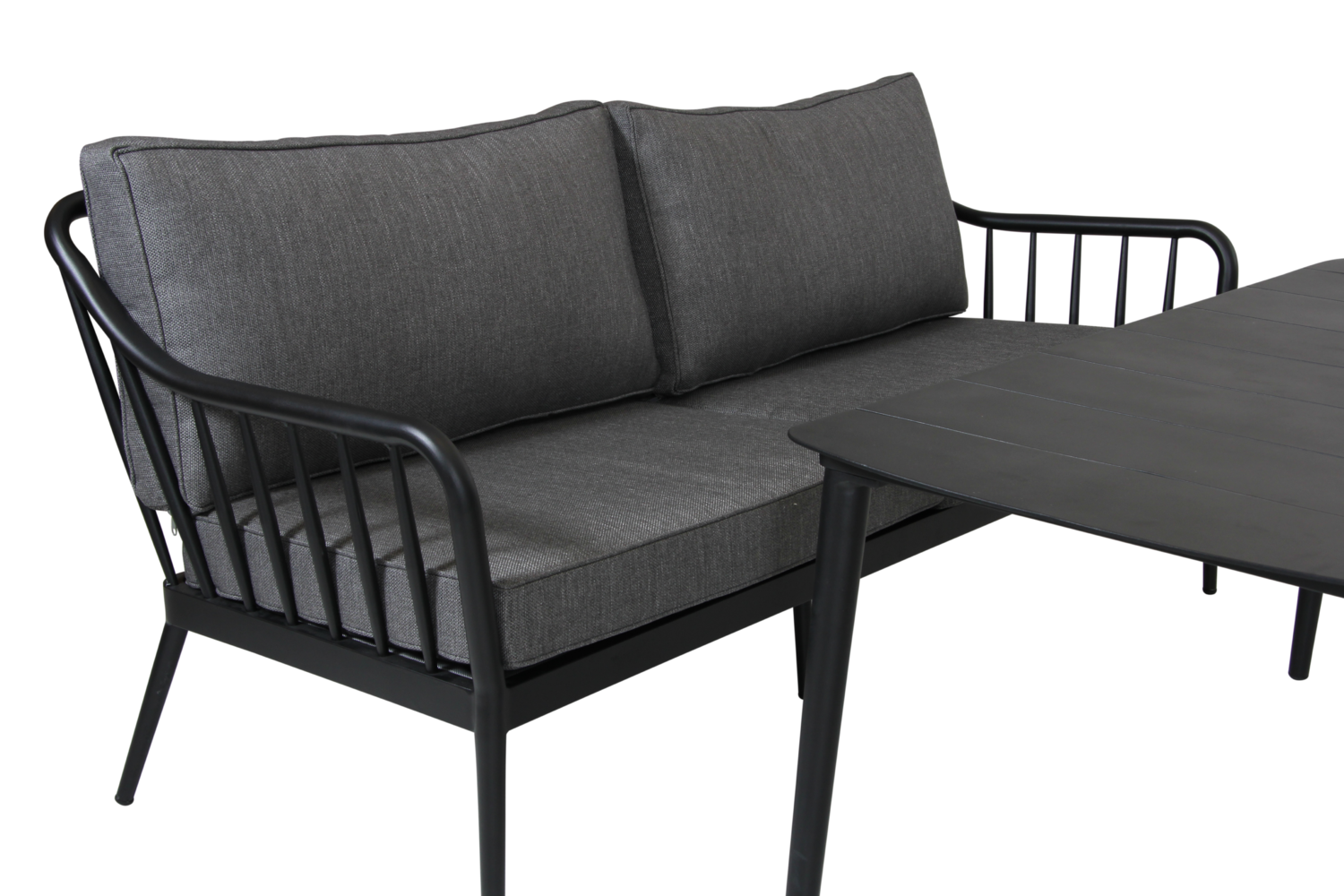 Coleville 2,5 sæder sofa  Sort/grå