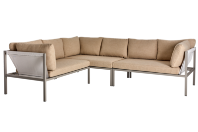Allie hjørnesofa Khaki/Barley