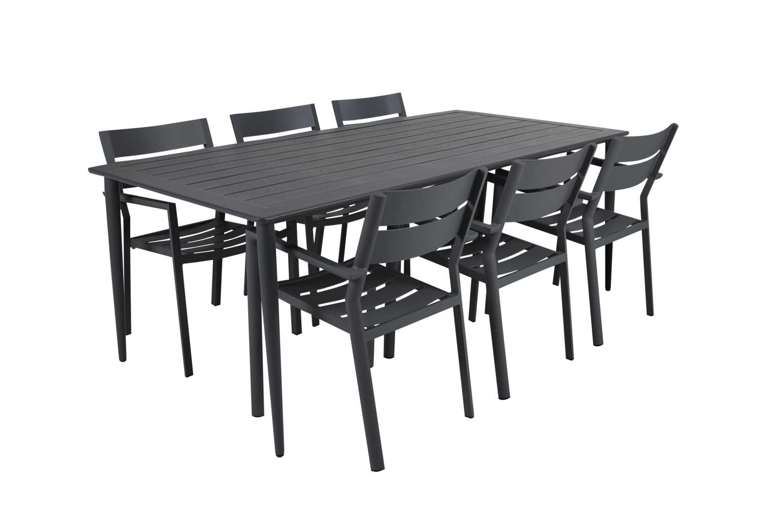 Delia stol med armlæn Antracit