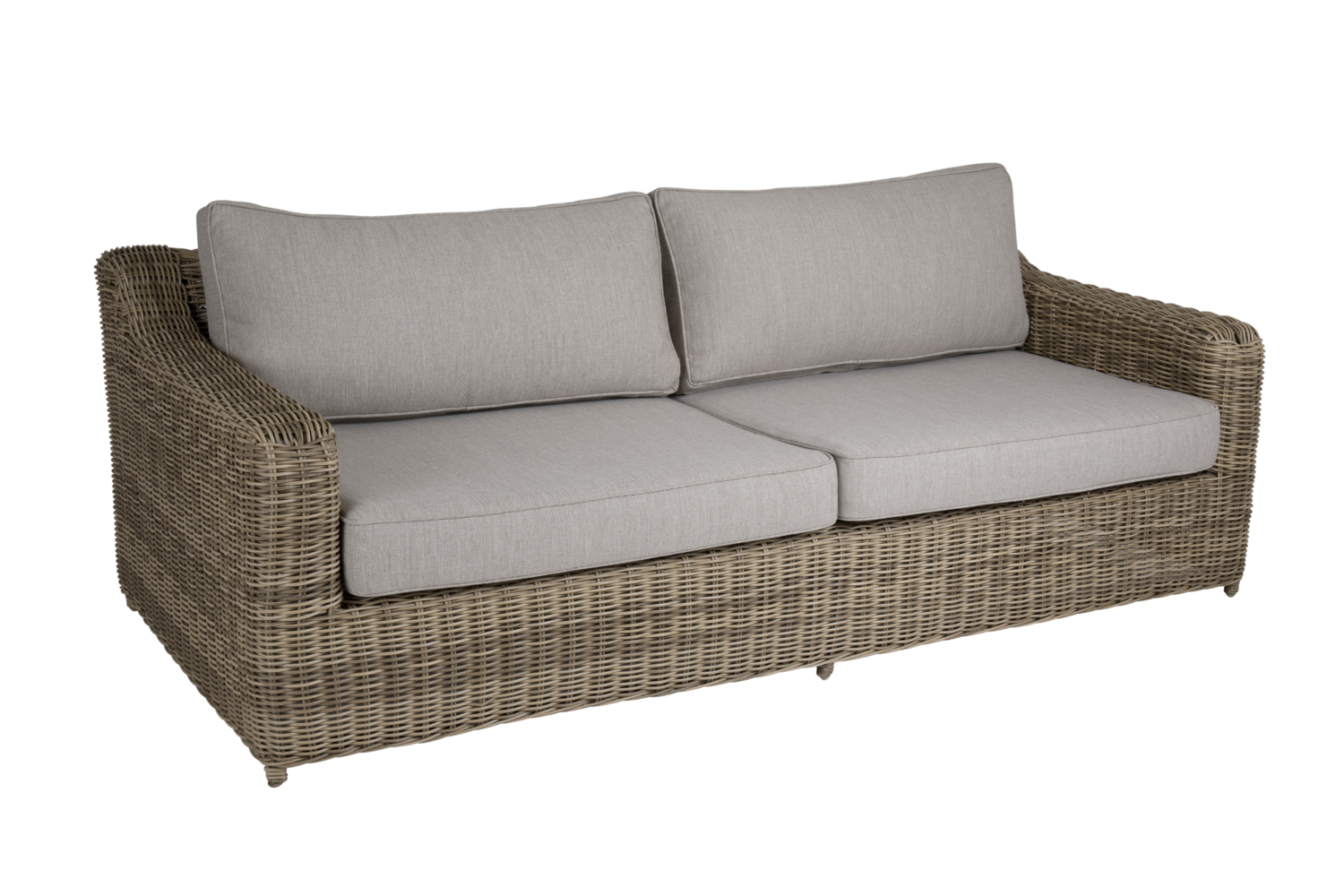 Glendon 3-personers sofa Rustik/beige