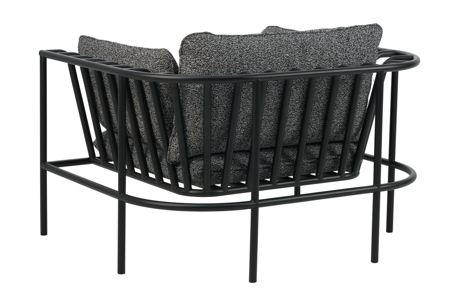 Collier lænestol Sort/Teddy Ant