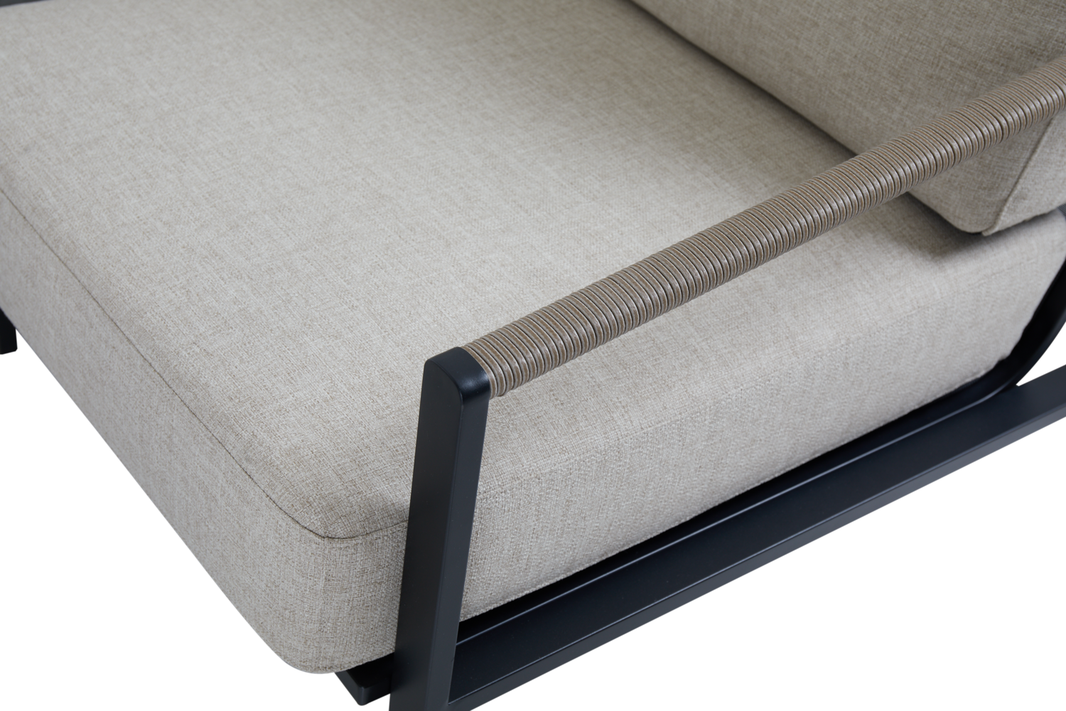 Lyra 2,5 sæder sofa  Black/sand