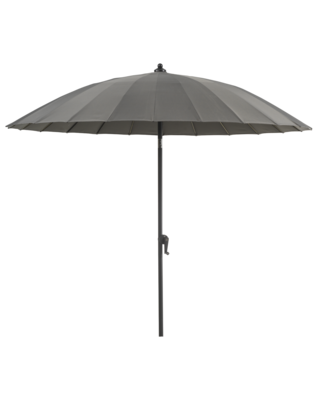 Shanghai parasol Aluminium/grå