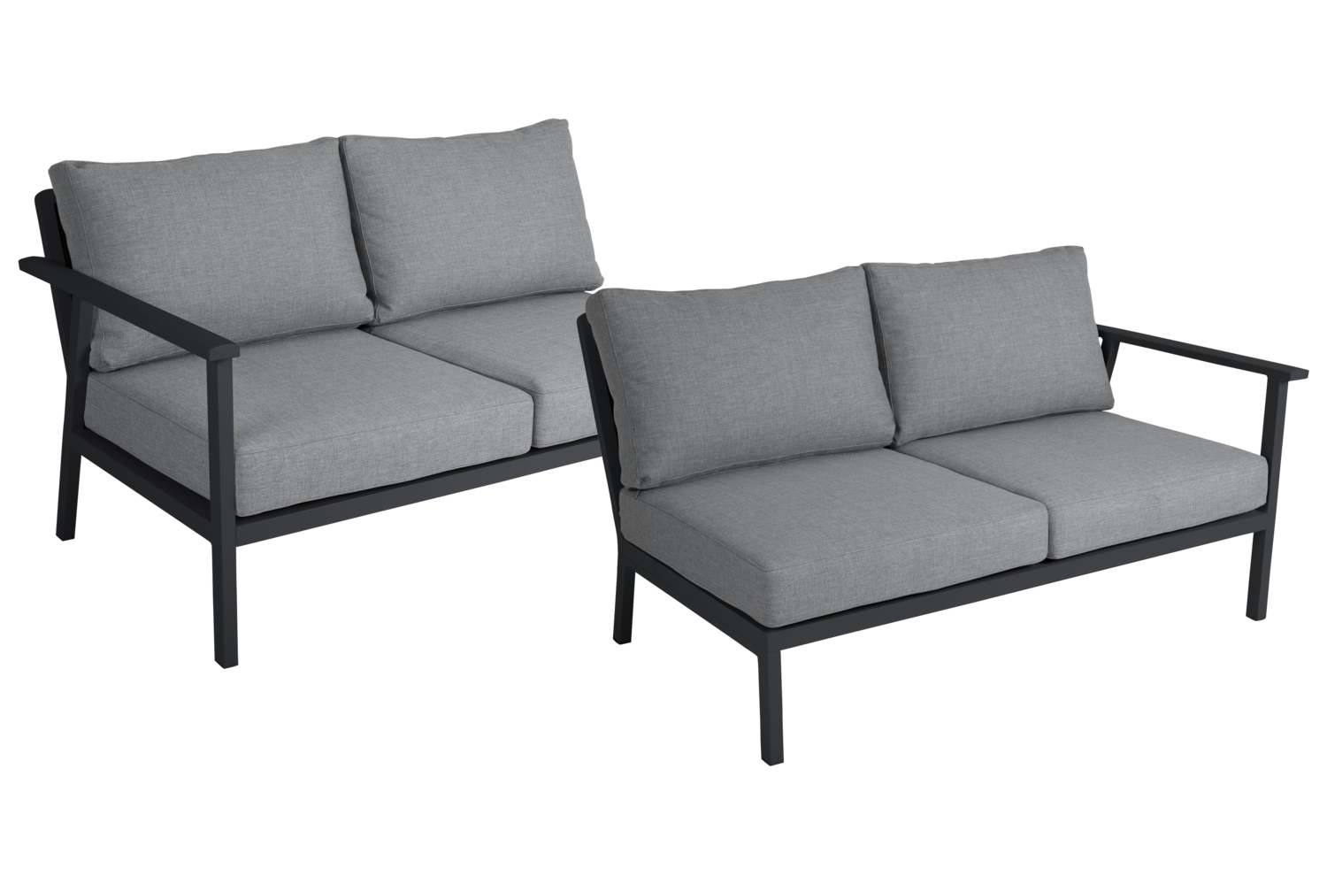 Samvaro Low endestykke Antracit/Pearl grey