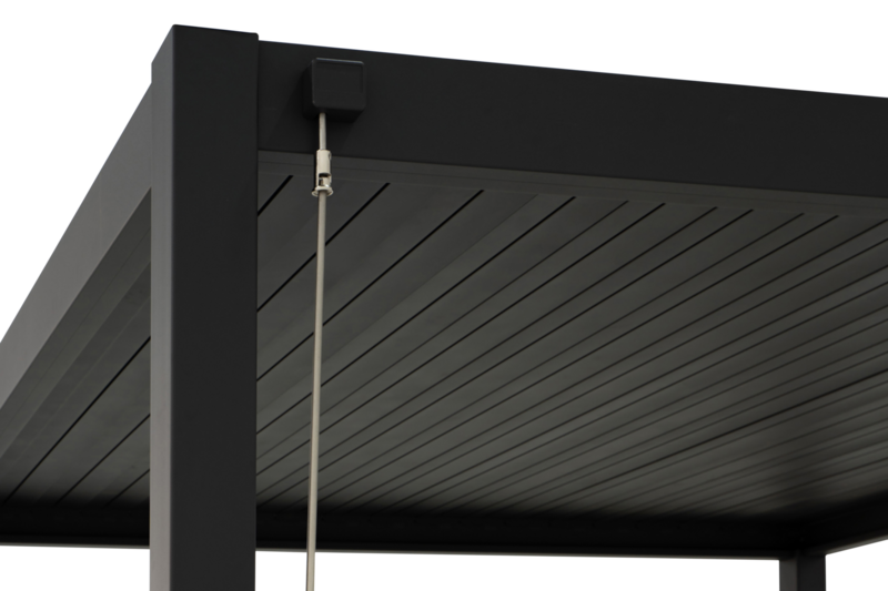 Utsikt pergola Sort