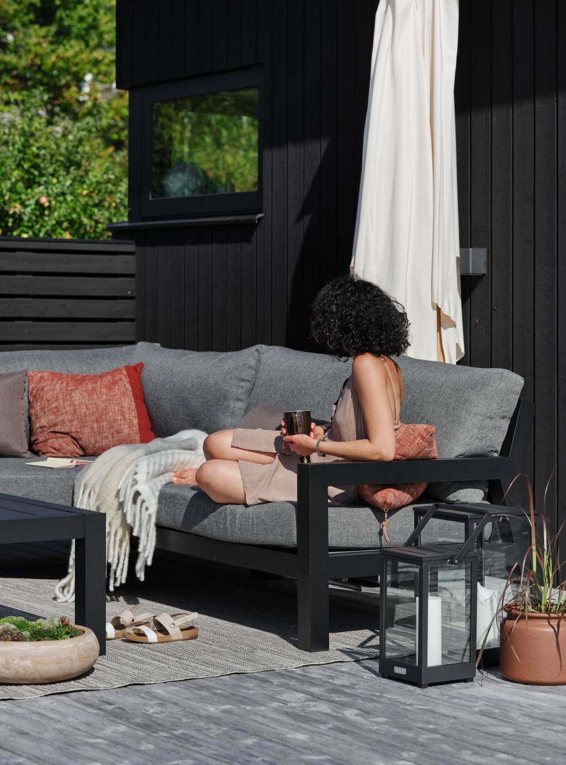 Belfort lanterne Sort