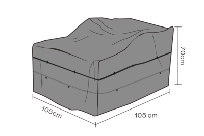 Møbel cover lænestol Black-Waterproof