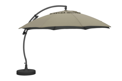 Easy Sun frithængende parasol Antracit/beige