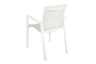 Delia stol med armlæn White_Offwhite