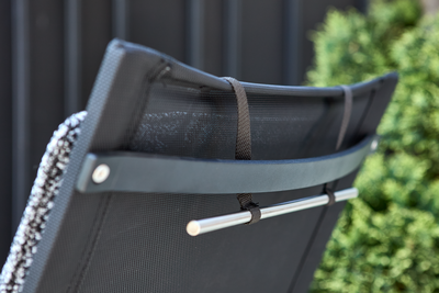 Soro loungestol Sort/Teddy Ant