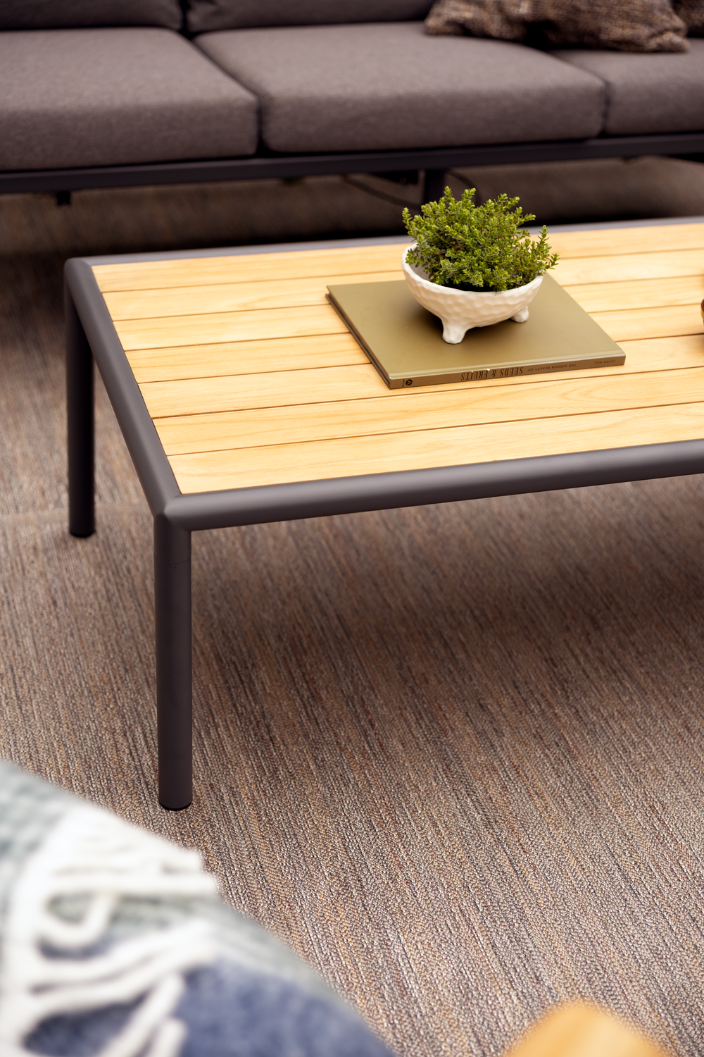 Gordon sofabord Antracit/Natur