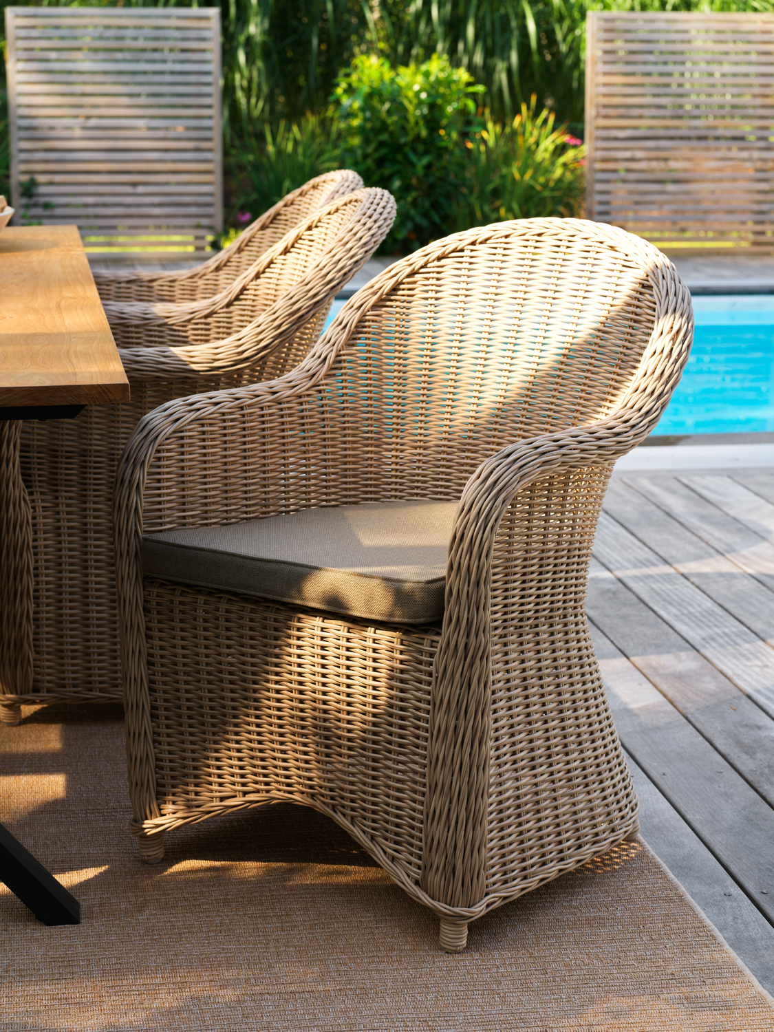 Paulina stol med armlæn Beige/beige