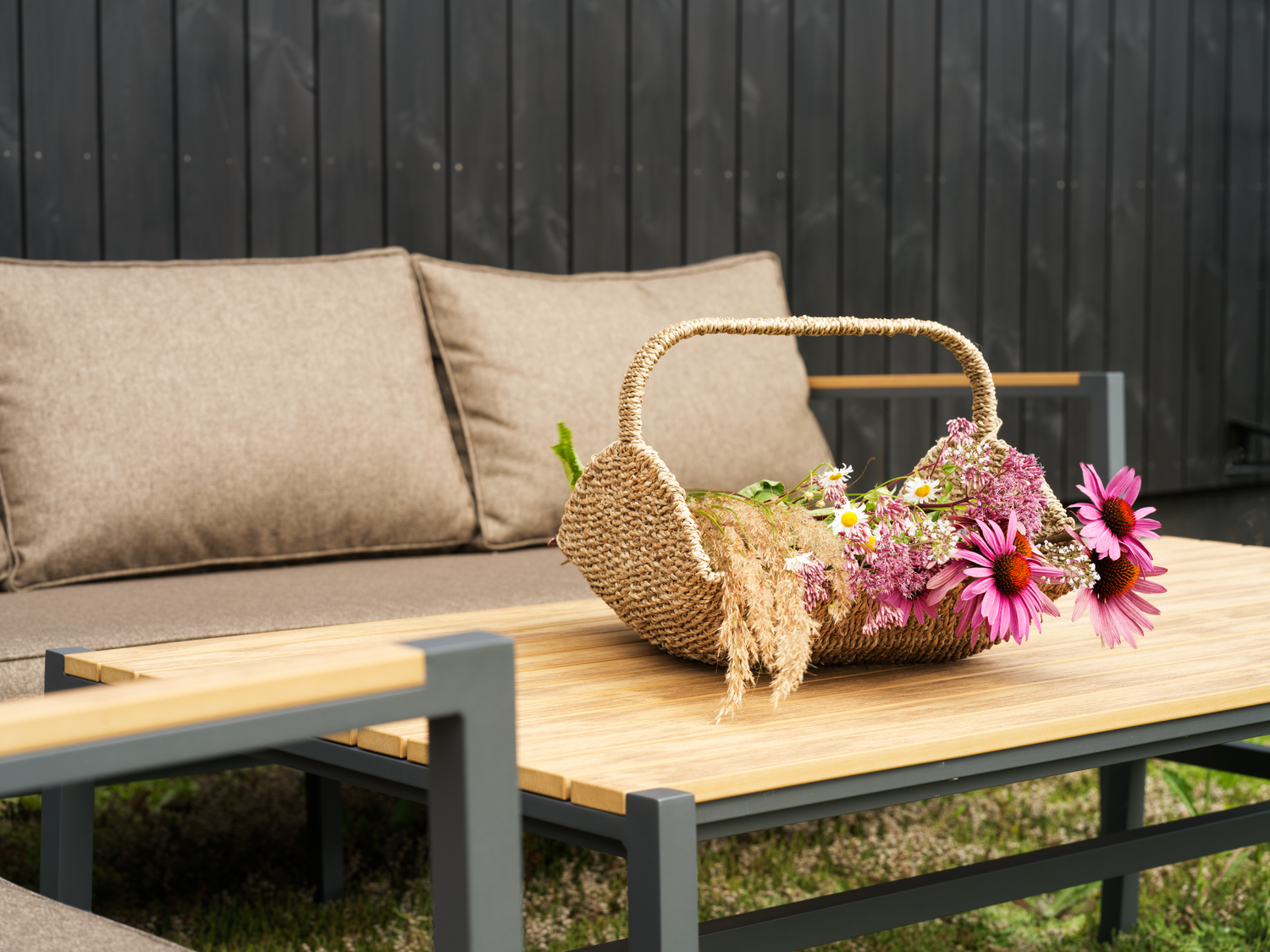 Cap loungesæt Antrasitt/Brun