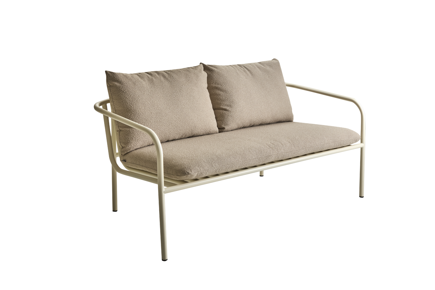 Bendt 2-personers sofa Pearl White/Teddy Beige