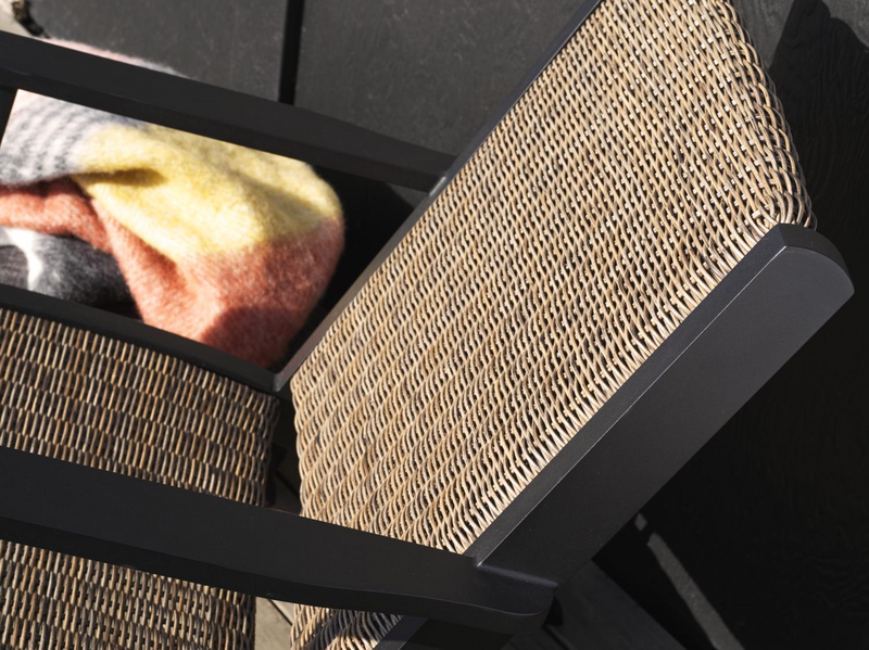 Kira loungestol Black_rustic