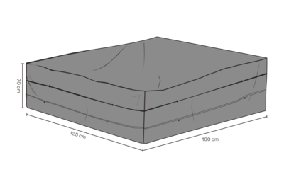 Møbel cover sofa Black-Breathable