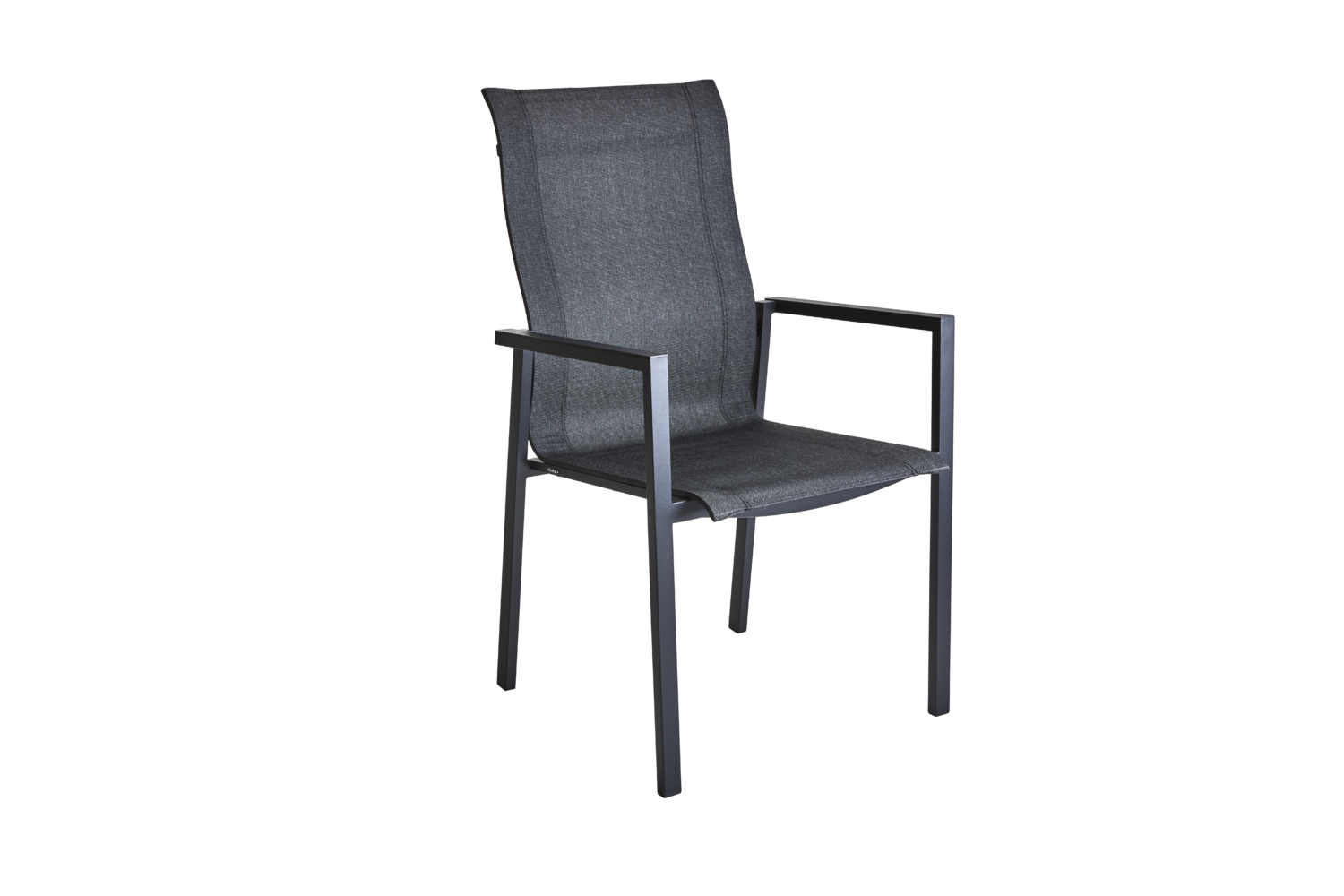 Comfy stol med armlæn Sort/sort