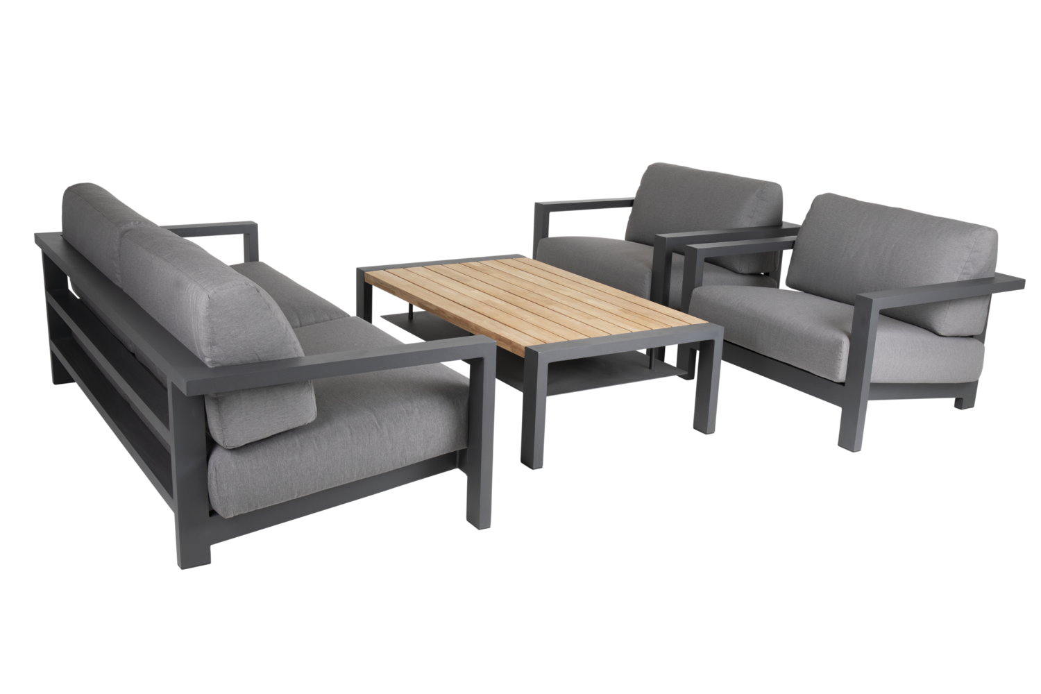 Amesdale sofabord Antracit/Teak