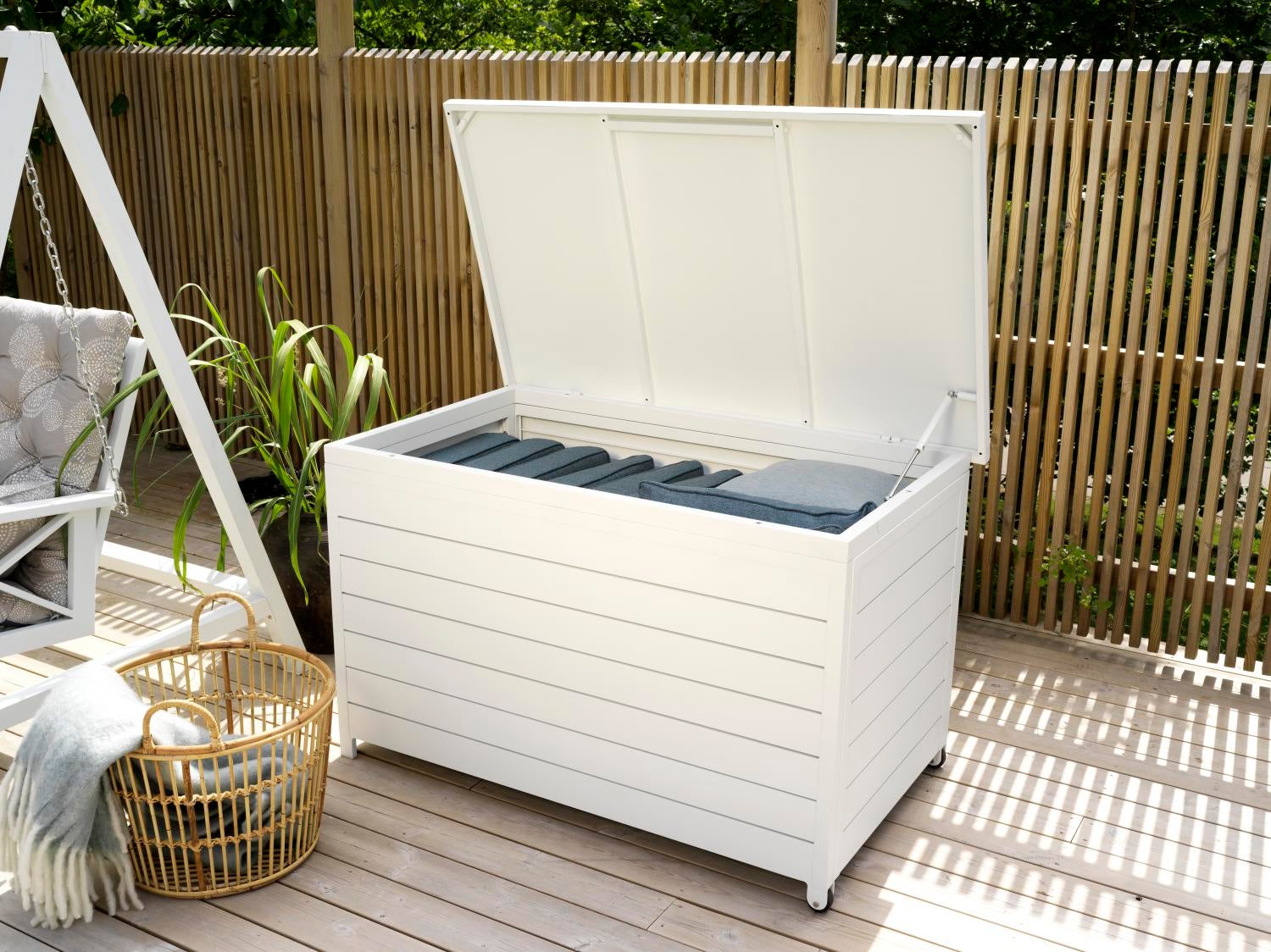 Gäster opbevaringsboks Hvid