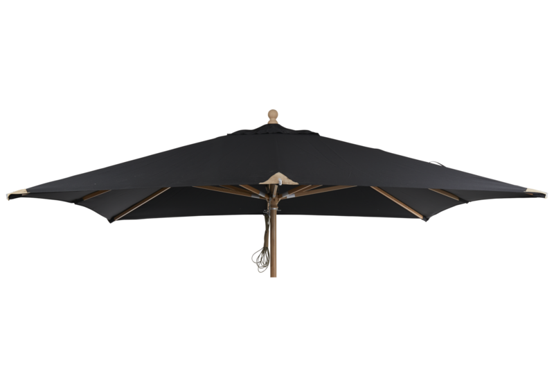 Cover black Como umb. 3x3m.