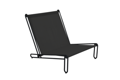 Blixt loungestol Black/Sky Grey