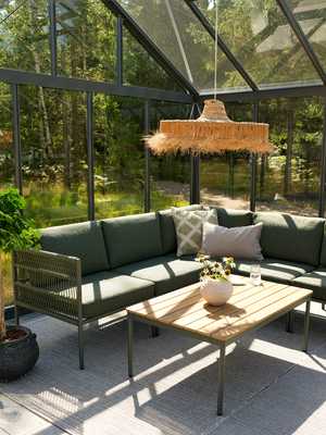 Reno sofabord Sort/Natural