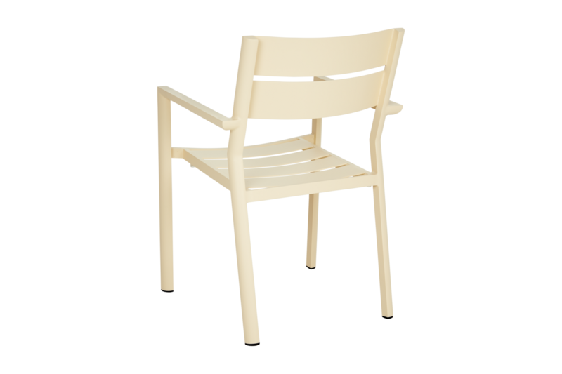 Delia stol med armlæn Lemon