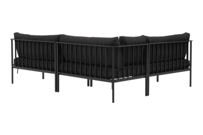 Upper loungesæt Sort/Teddy Black