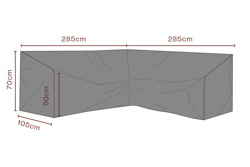 Möbelskydd hjørnesofa Black-Breathable