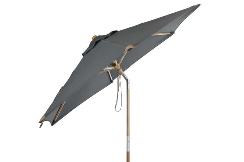 Trieste parasol Natur/grå