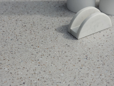 Hillmond spisebord Khaki/Terrazzo