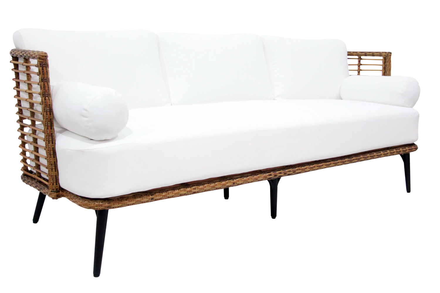 Covelo 3-personers sofa Natur/hvid