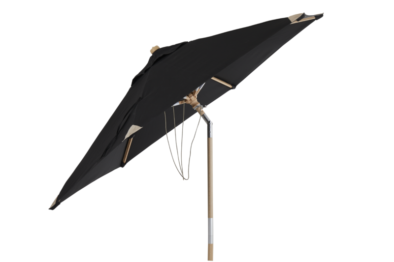Trieste parasol Sort