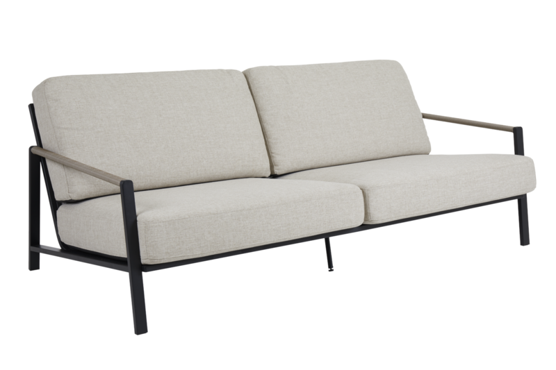 Lyra 2,5-personers sofa  Black/sand