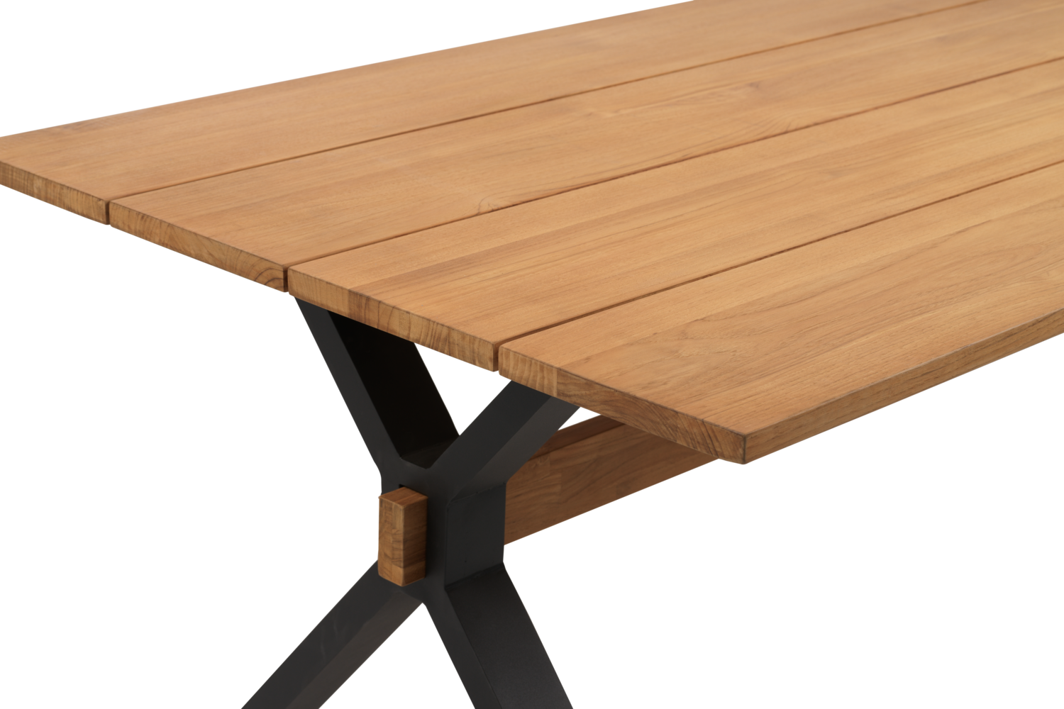 Mark spisebord Sort/teak