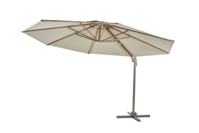 Luzzi frithængende parasol Khaki