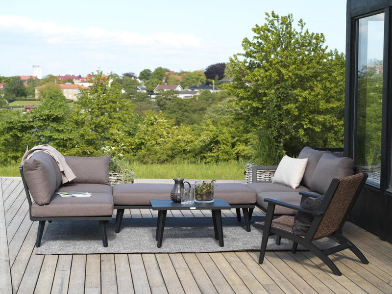Kira loungestol Black_rustic