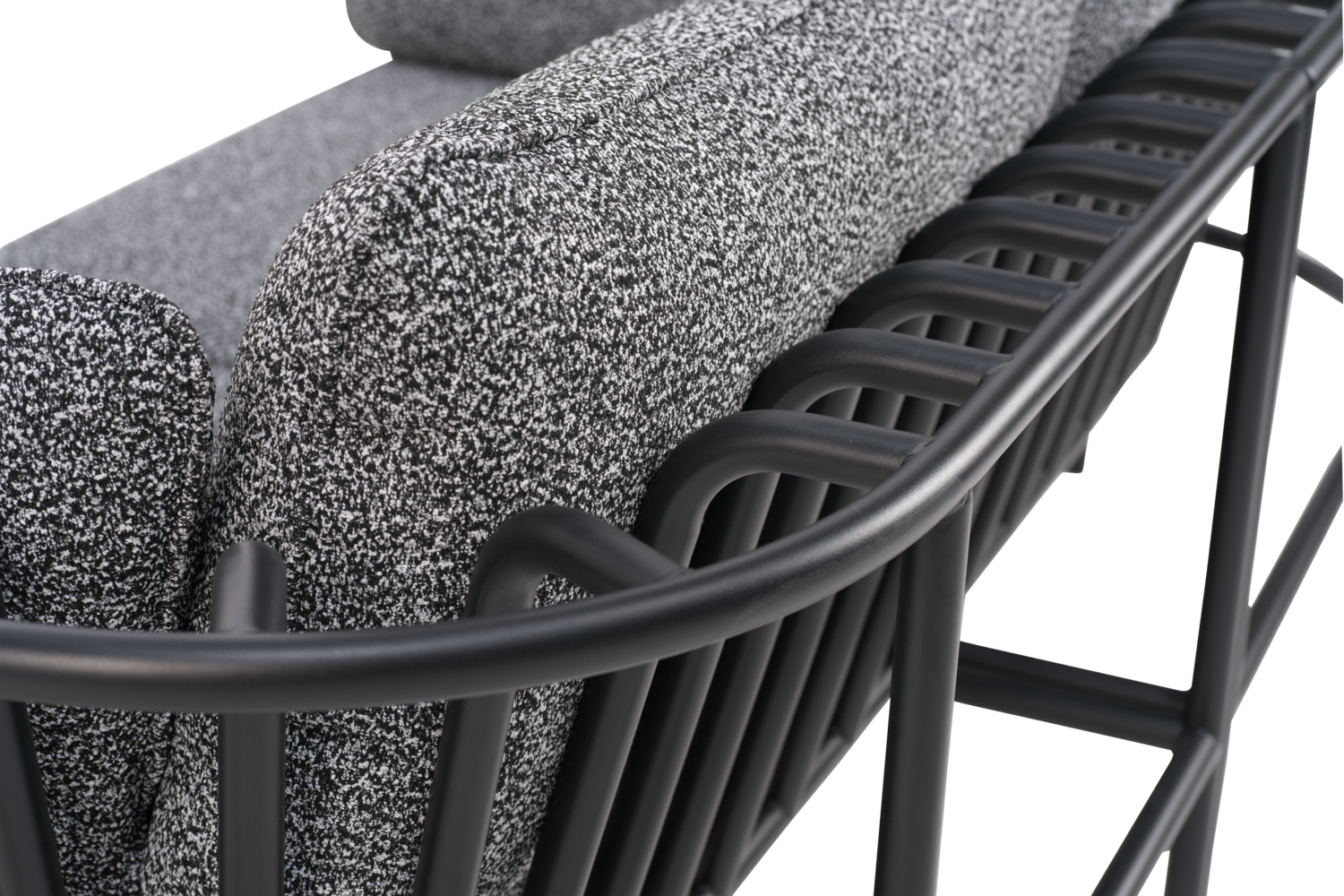 Collier lænestol Sort/Teddy Ant