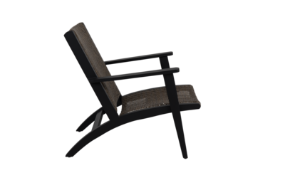 Kira loungestol Black_rustic