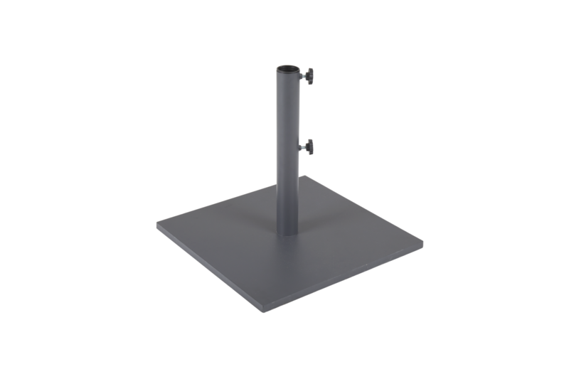 Flat parasolfod, 40 kg Antracit