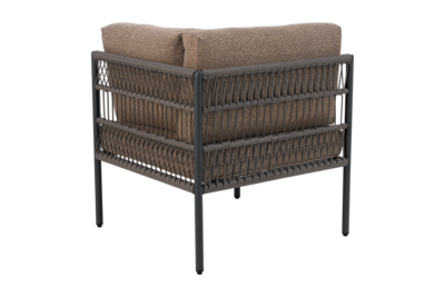 Reno hjørne Svart/Raw Peanut