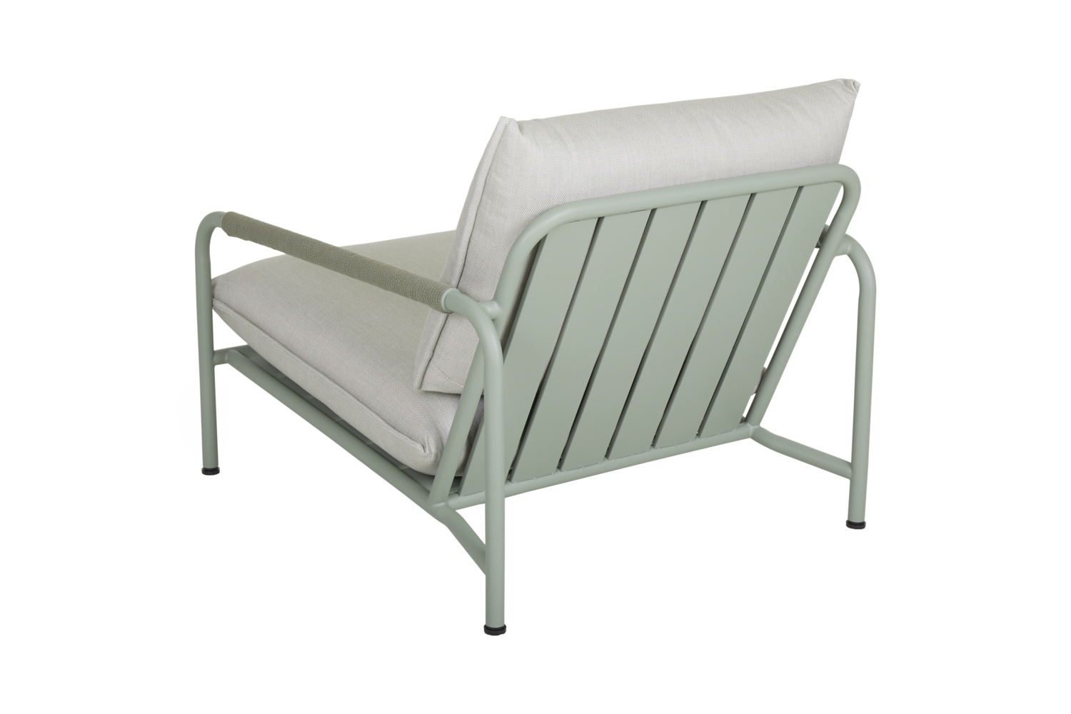 Lerberget lænestol Dusty Green/ash