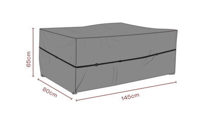 Møbelovertræk sofa Sort