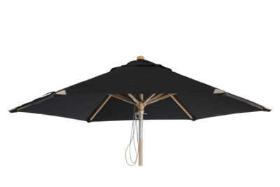 Cover black. Umbrella ø2,5m.