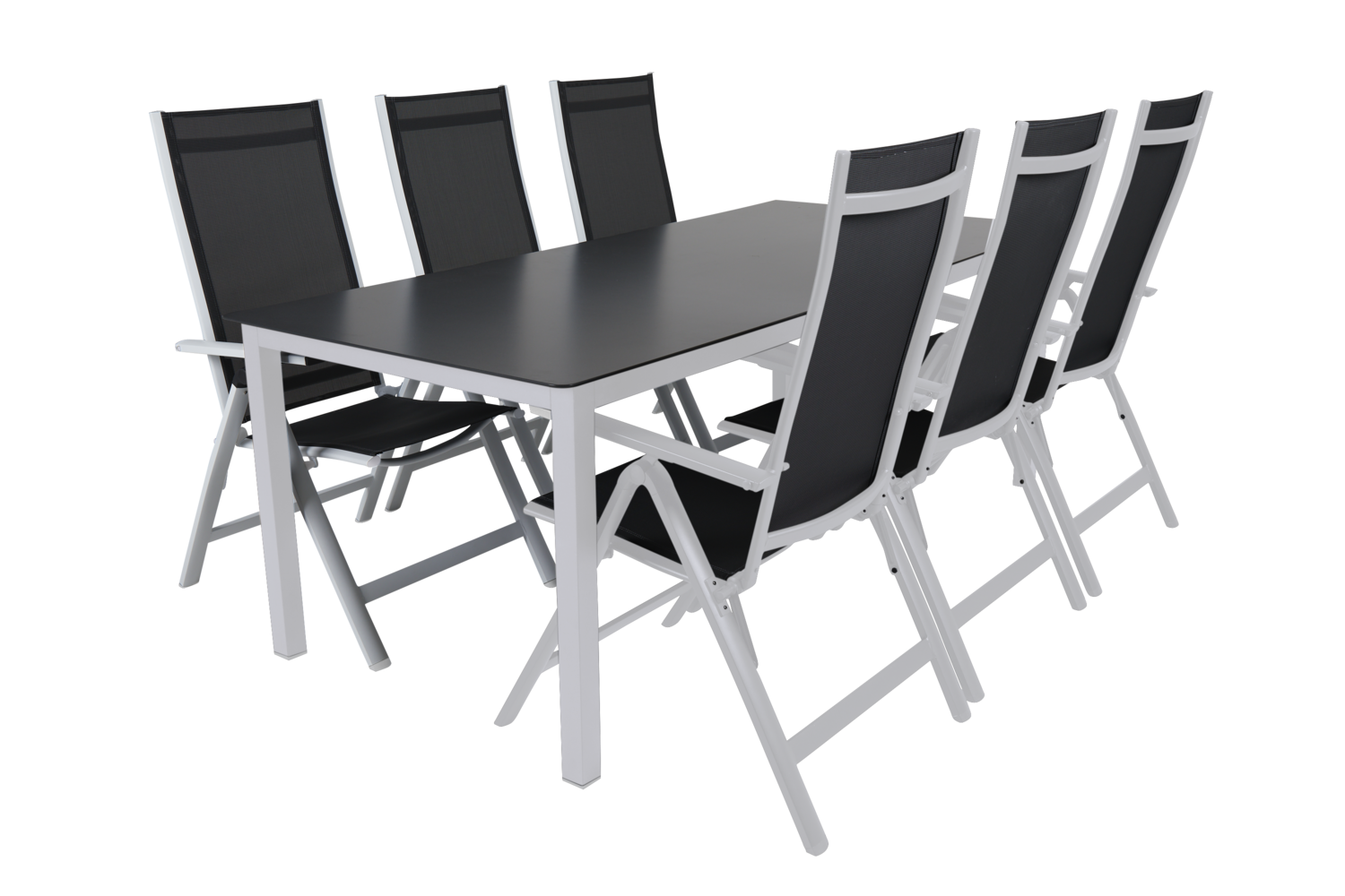 Rana positionsstol Hvid/sort