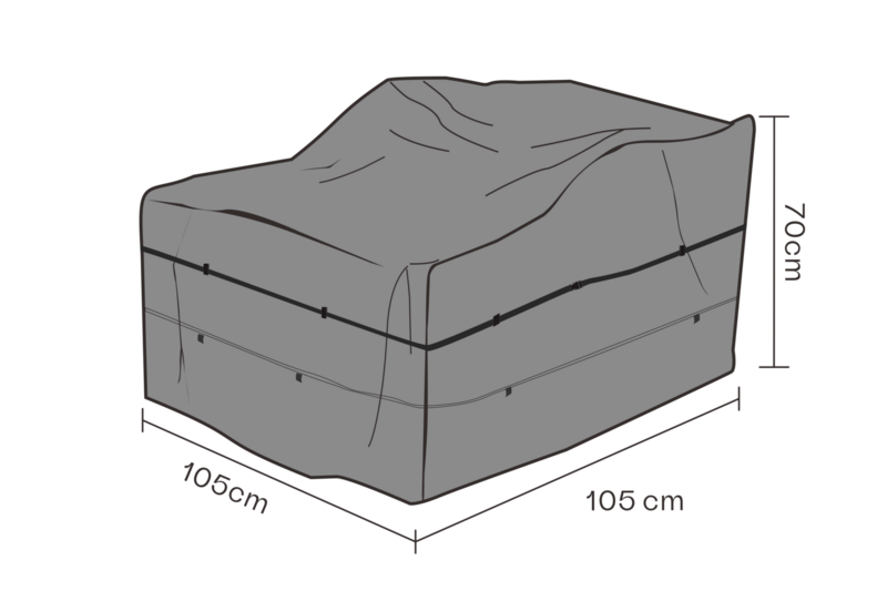Møbel cover lænestol Black-Waterproof