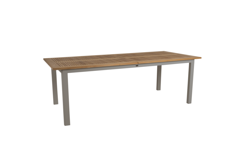 Lyon spisebord Khaki/teak