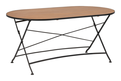 Brewer spisebord Sort/teak