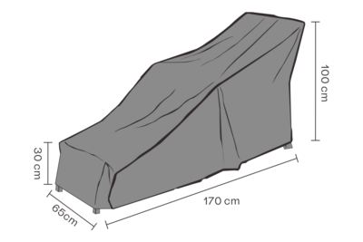 Møbel cover liggestol Black-Breathable