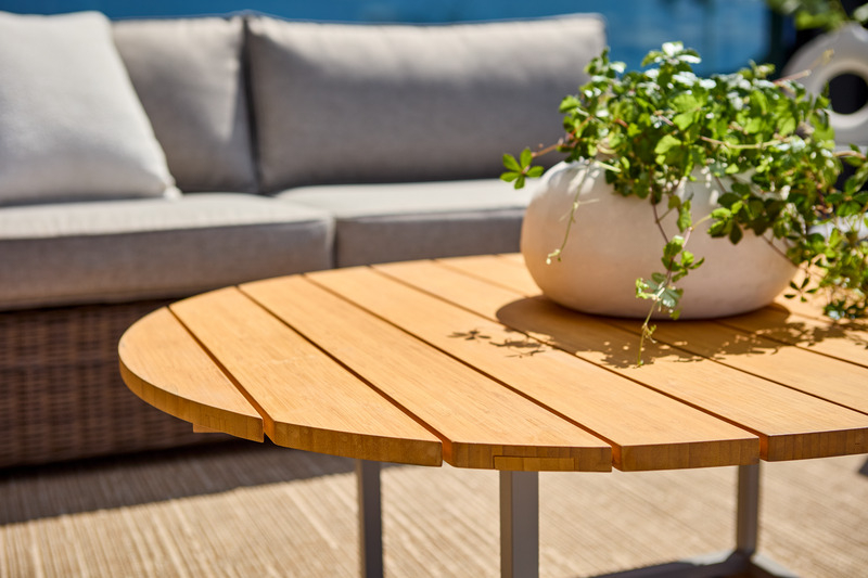 Olive sofabord Khaki/Bambu